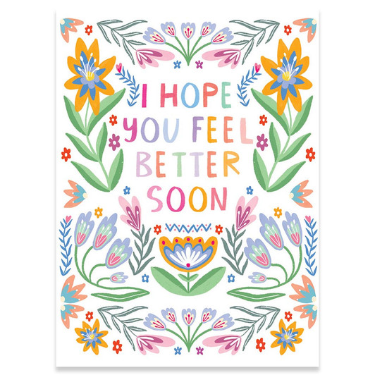 Feel Better Soon | Get Well Greeting Card | CARTE
