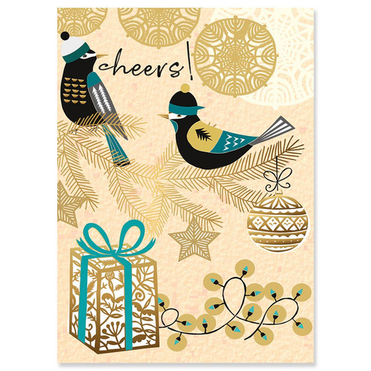 Festive Birds | Holiday Greeting Card | J&M MARTINEZ