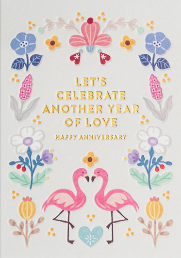 Flamingos Anniversary | Anniversary Greeting Card | LAGOM