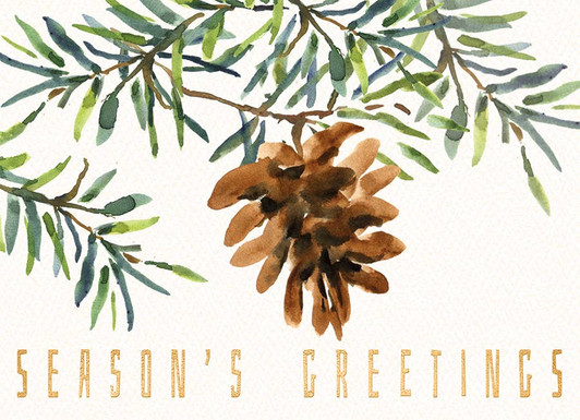 Fresh Pine | Holiday Greeting Card | J&M MARTINEZ
