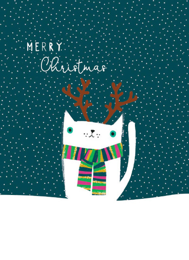 From The Cat | Holiday Greeting Card | CARTE