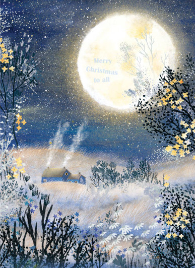 Full Moon | Holiday Greeting Card | CARTE