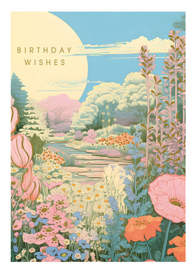 Garden Path | Birthday Greeting Card | LOLA