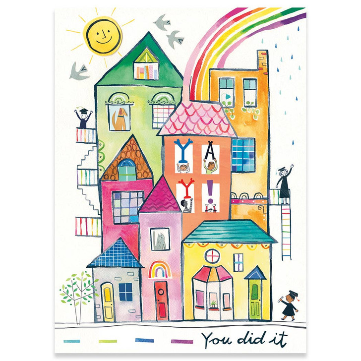 Grad Town | Graduation Greeting Card | CARTE