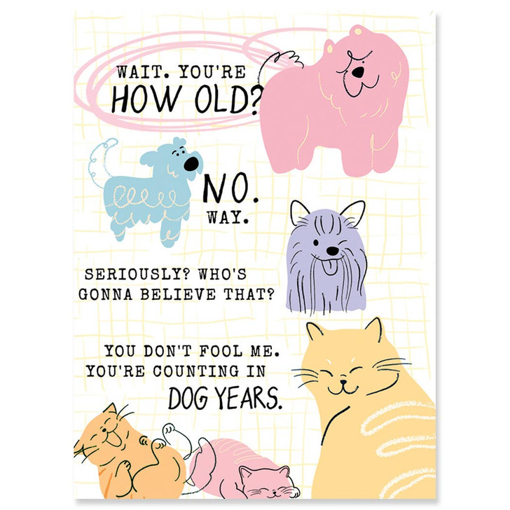 Happy Age | Birthday Greeting Card | J&M MARTINEZ
