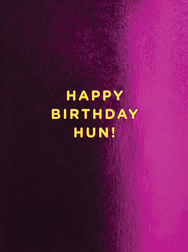 Happy Birthday Hun | Birthday Greeting Card | LAGOM