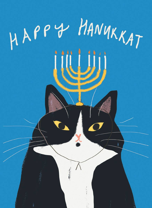 Happy Hanukkat | Hanukkah Greeting Card | CARTE
