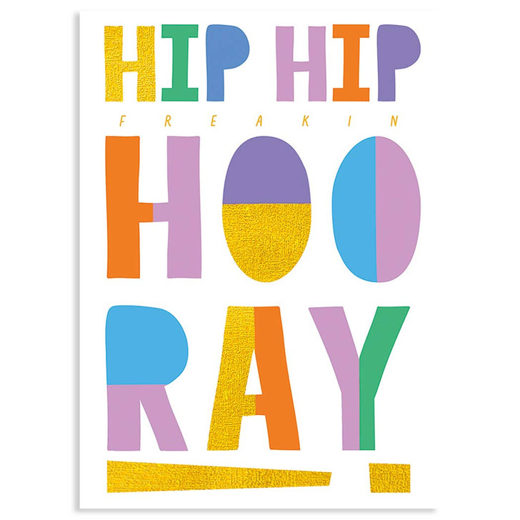 Hoo Ray | Birthday Greeting Card | J&M MARTINEZ