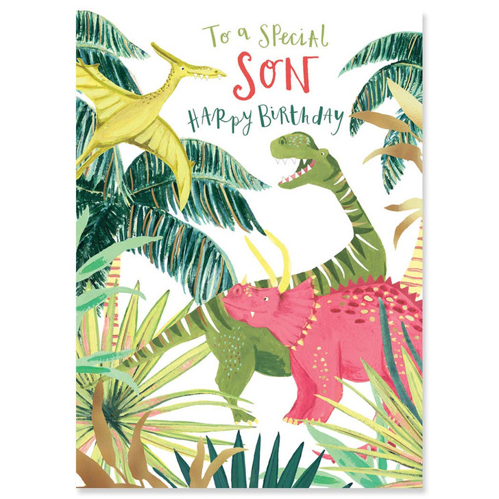 Jungle Son | Birthday Greeting Card | LOUISE TILLER