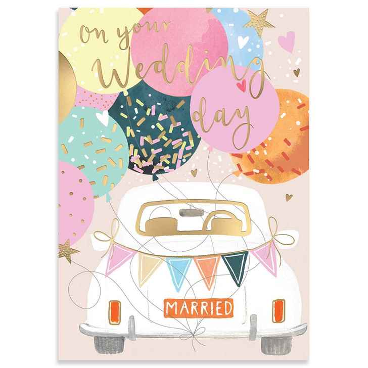 Just Married | Wedding Greeting Card | LOUISE TILLER