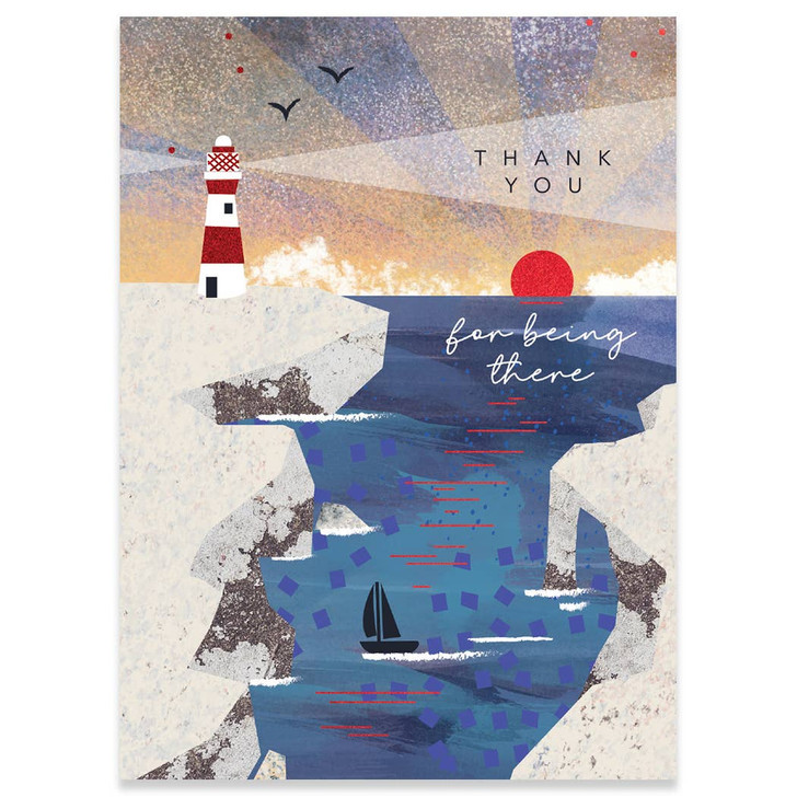 Lighthouse | Thank You Greeting Card | CARTE