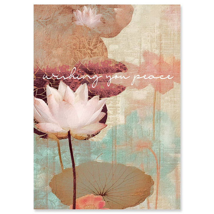 Lotus | Sympathy Greeting Card | J&M MARTINEZ