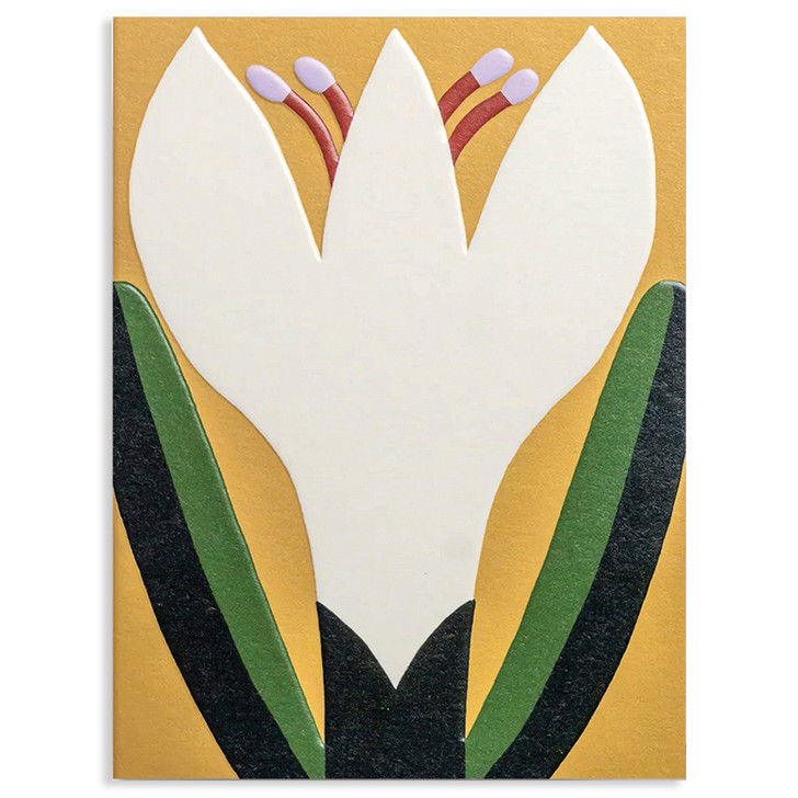 March Flower | Blank Greeting Card | LAGOM