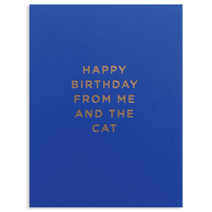 Me And The Cat | Birthday Greeting Card | LAGOM