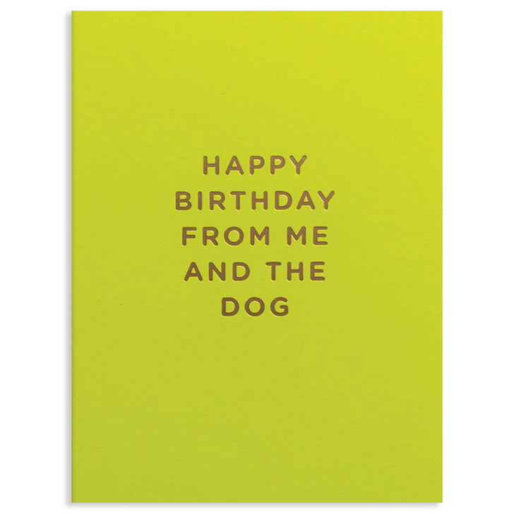 Me And The Dog | Birthday Greeting Card | LAGOM