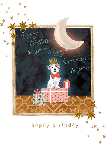 Midsummer Dog | Birthday Greeting Card | CARTE