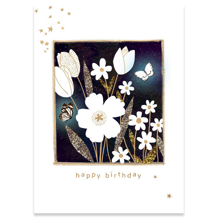 Midsummer White Flowers | Birthday Card | CALYPSO CARDS