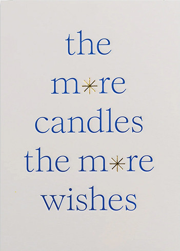 More Candles | Birthday Greeting Card | LAGOM