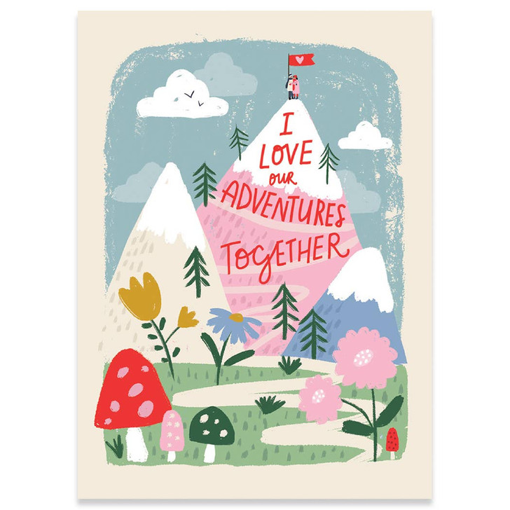 Mountain Adventure | Anniversary Greeting Card | CARTE