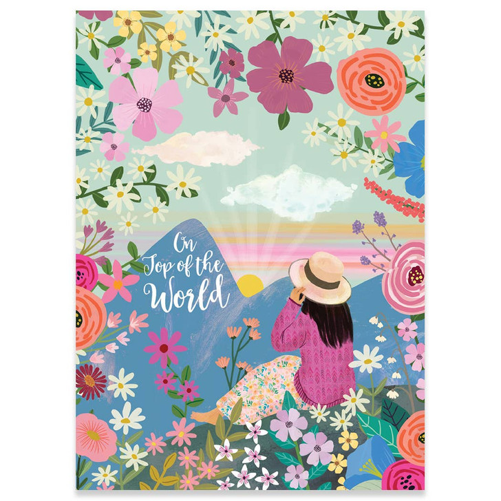 Mountain Bloom | Birthday Greeting Card | CARTE