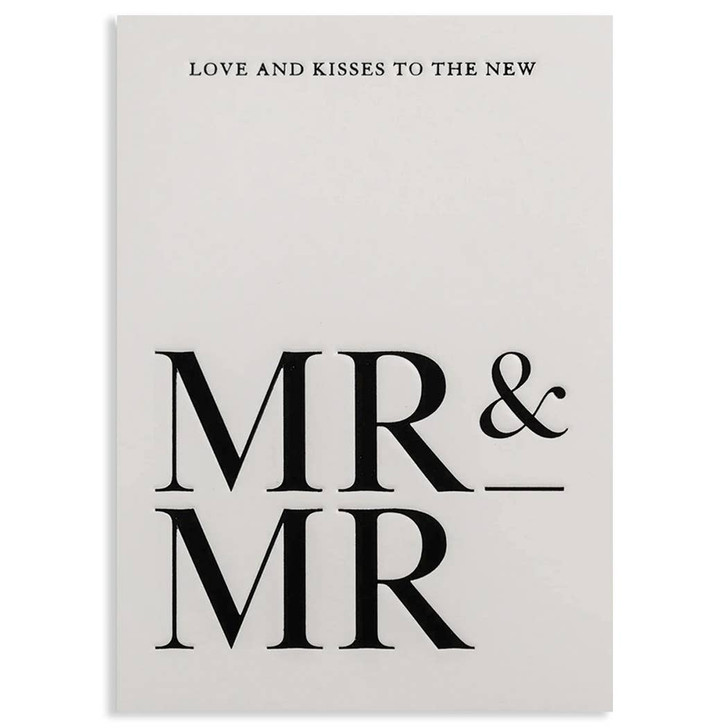 Mr & Mr | Wedding Card | CALYPSO CARDS