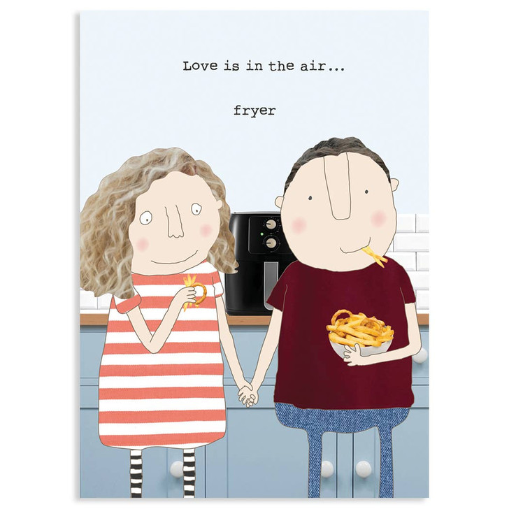 Air Fryer | Valentine's Day Greeting Card | ROSIE MADE A THING