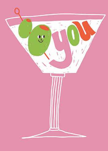 Olive You | Valentine's Day Greeting Card | CARTE