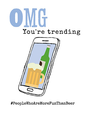 Omg Beer | Birthday Greeting Card | J&M MARTINEZ
