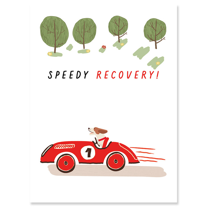 Pals Formula One | Get Well Greeting Card | J&M MARTINEZ