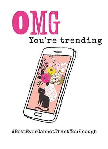 Pals Trend | Thank You Greeting Card | J&M MARTINEZ