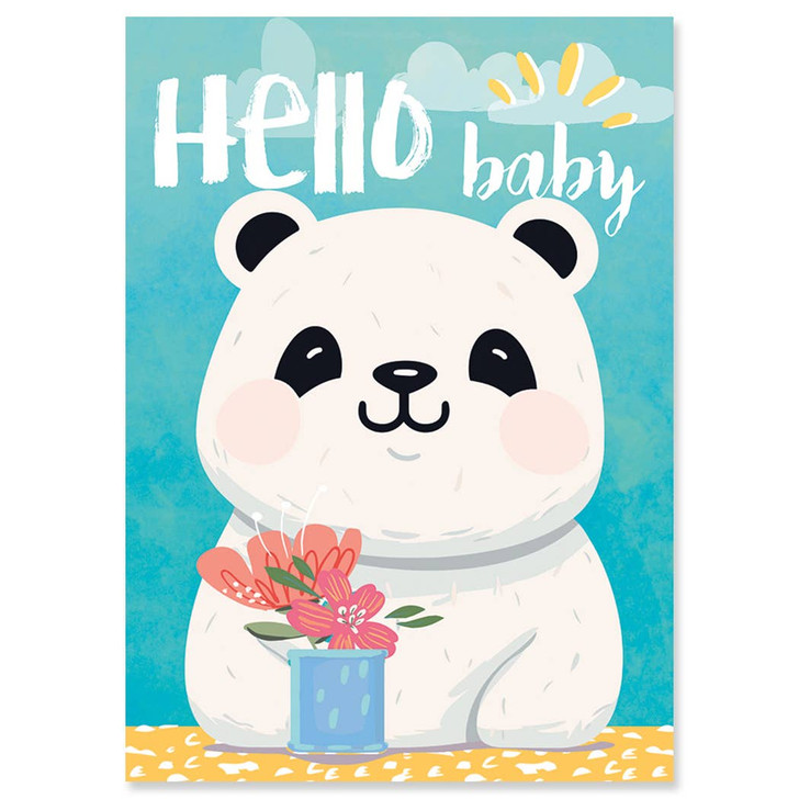 Panda Baby | New Baby Greeting Card | J&M MARTINEZ