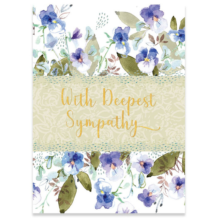 Pansies | Sympathy Greeting Card | CARTE