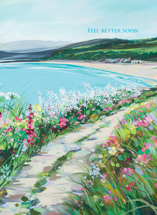 Path To Benllech | Get Well Greeting Card | CARTE