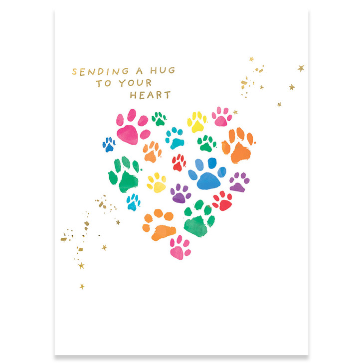 Paw Prints | Pet Sympathy Greeting Card | CARTE