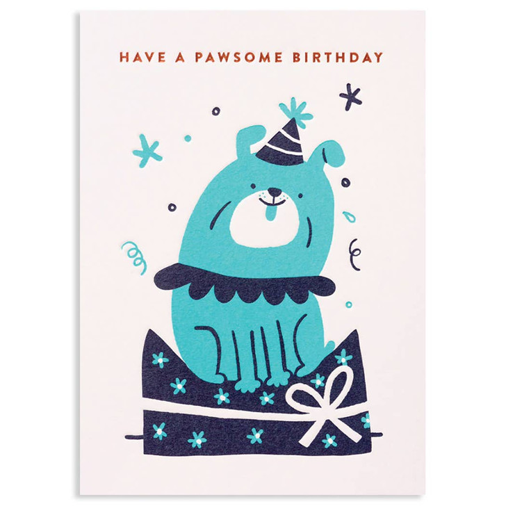 Pawsome | Birthday Greeting Card | LAGOM