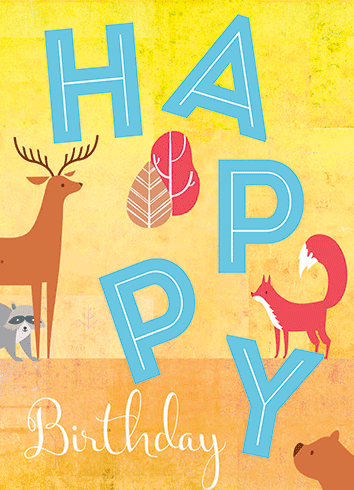 Alphabet Birthday | Birthday Greeting Card | J&M MARTINEZ