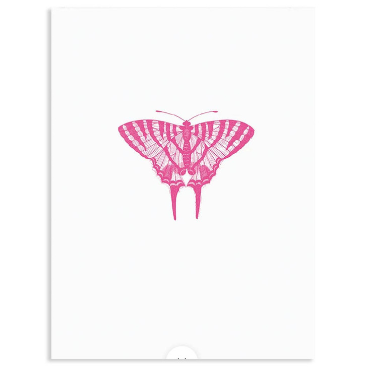 Pink Butterfly | Blank Greeting Card | LAGOM