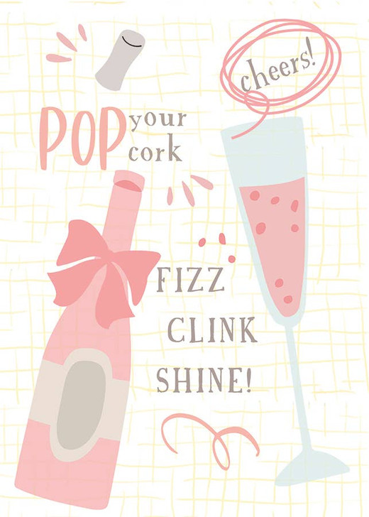Pop Your Cork | Birthday Greeting Card | J&M MARTINEZ