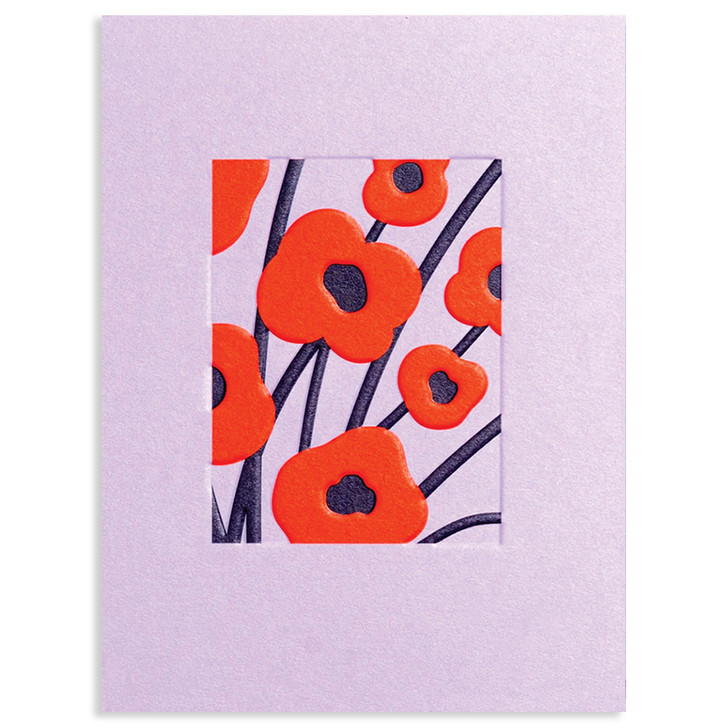 Poppies | Blank Greeting Card | LAGOM