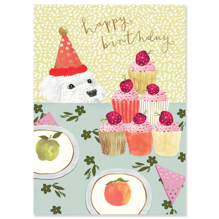 Pupcakes | Birthday Greeting Card | LOUISE TILLER