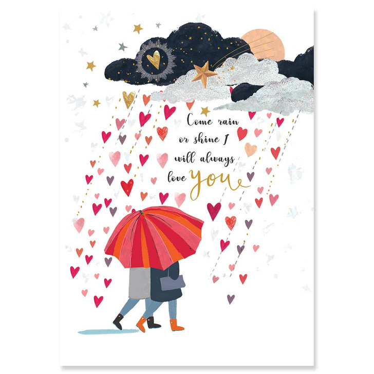 Rain Or Shine | Anniversary Greeting Card | LOUISE TILLER