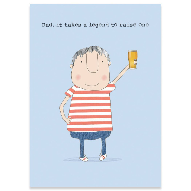 Raise Legend | Father's Day Greeting Card | ROSIE MADE A THING