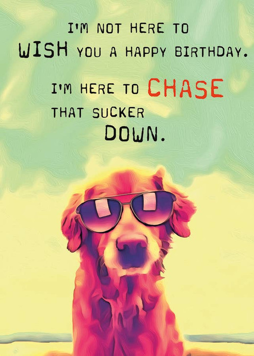 Red Dog | Birthday Greeting Card | J&M MARTINEZ