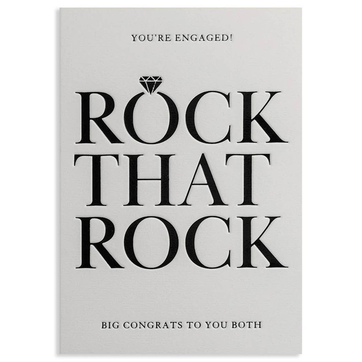 Rock That Rock | Engagement Greeting Card | LAGOM