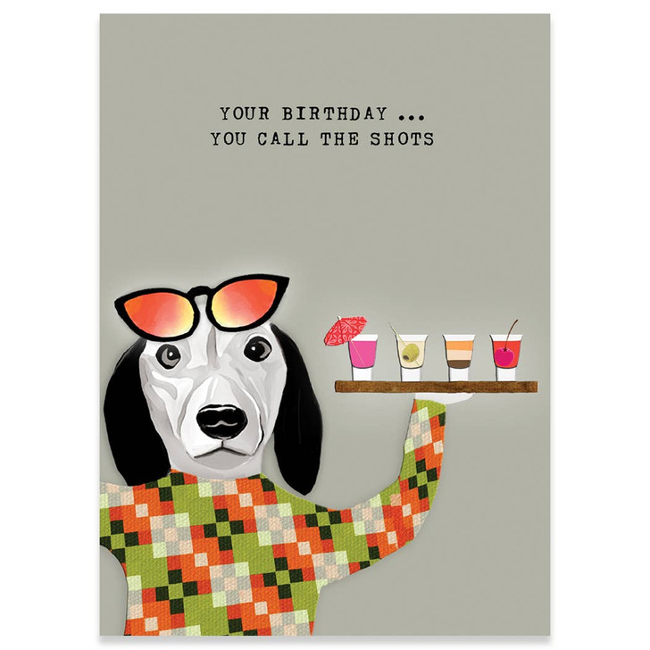 Shots | Birthday Greeting Card | CARTE