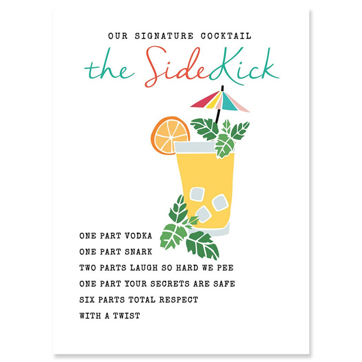 Signature Cocktail | Birthday Greeting Card | J&M MARTINEZ