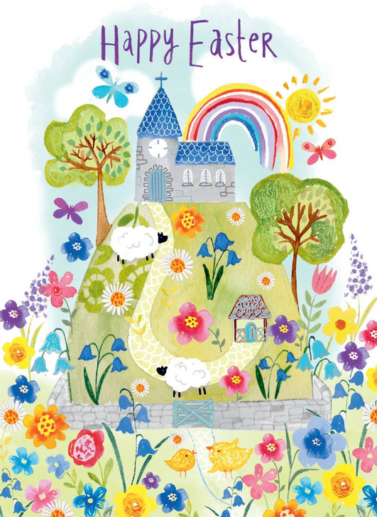 Spring Church | Easter Greeting Card | CARTE