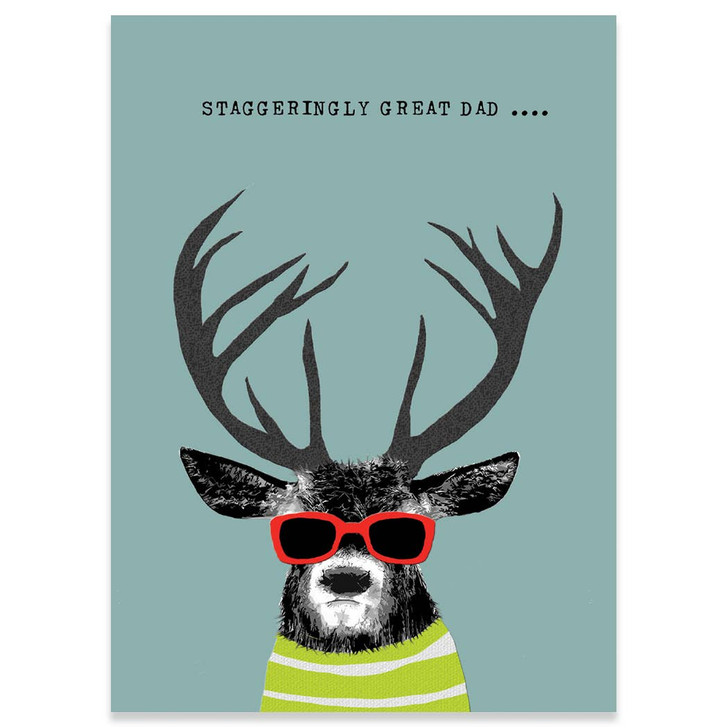 Stag Dad | Father's Day Greeting Card | CARTE