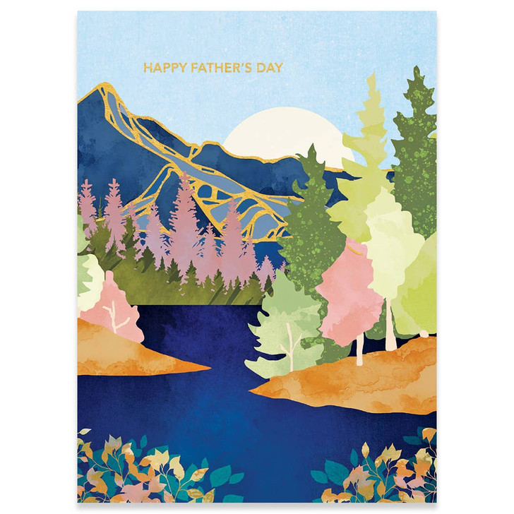 Summer Forest Lake | Father's Day Greeting Card | CARTE