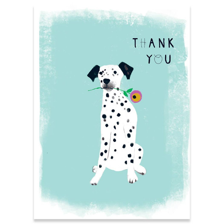 Thank You Dalmatian | Thank You Greeting Card | CARTE